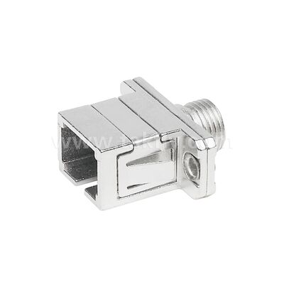 FC-SC Coupler Adaptateur hybride métallique simple Femme/Femme Fibre optique pour centre de données Télécom FTTX