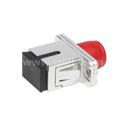 FC-SC Coupler Adaptateur hybride métallique simple Femme/Femme Fibre optique pour centre de données Télécom FTTX