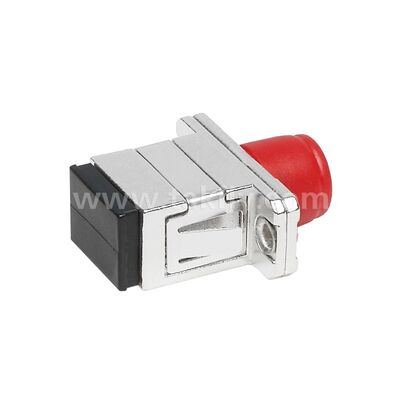 FC-SC Coupler Adaptateur hybride métallique simple Femme/Femme Fibre optique pour centre de données Télécom FTTX