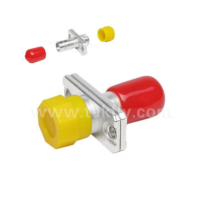 FC-ST Coupler Simplex Adaptateur métallique hybride Femme/Femme Fibre optique pour centre de données Télécom FTTX