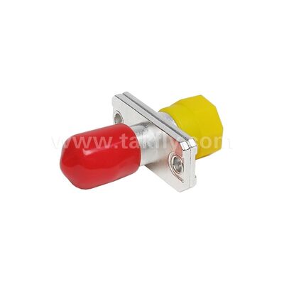 FC-ST Coupler Simplex Adaptateur métallique hybride Femme/Femme Fibre optique pour centre de données Télécom FTTX