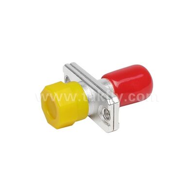 FC-ST Coupler Simplex Adaptateur métallique hybride Femme/Femme Fibre optique pour centre de données Télécom FTTX