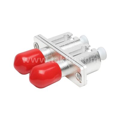 Adaptateur hybride métallique duplex de coupleur ST-LC, Fiber optique femelle/femelle pour Center de données, télécommunications FTTX