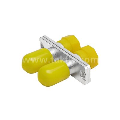 Adaptateur hybride métallique duplex FC-ST Femme/Femme Fibre optique pour centre de données Telecom FTTX