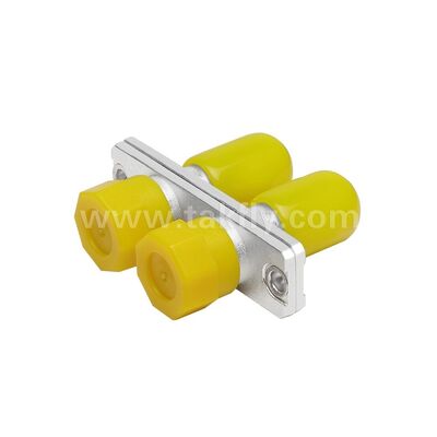 Adaptateur hybride métallique duplex FC-ST Femme/Femme Fibre optique pour centre de données Telecom FTTX