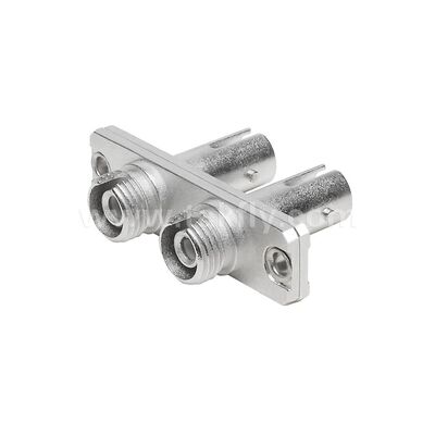 Adaptateur hybride métallique duplex FC-ST Femme/Femme Fibre optique pour centre de données Telecom FTTX