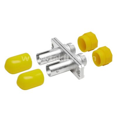 Adaptateur hybride métallique duplex FC-ST Femme/Femme Fibre optique pour centre de données Telecom FTTX