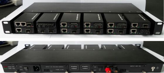 Convertisseur de média Mini 10/10011000Base-TX vers 1000Base-FX