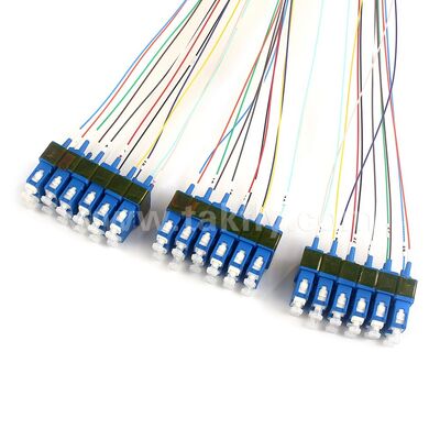 Cords de patch à fibre optique 36Cores SC-SC Pré-terminé Breakout Patchcord pour le centre de données télécom