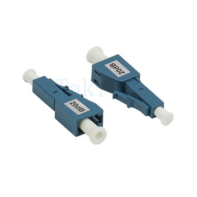Atténuateur à fibre optique LC mâle à femelle – Type fixe en ligne pour monomode/multimode