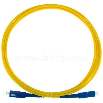 Type SC cordons à fibre optique et pigtai
