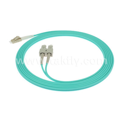 Cordon de brassage LC-SC monomode/multimode, simplex et duplex (1 cœur 2 cœurs) câble de raccordement à fibre optique