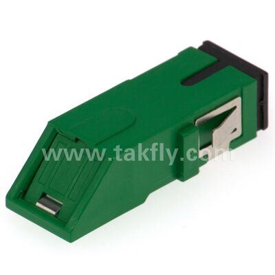 Adaptateur à fibre optique à manche en zirconium SC avec option duplex et configuration sans bride