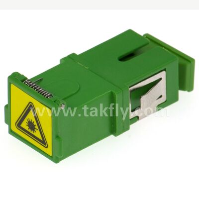 Adaptateur à fibre optique à manche en zirconium SC avec option duplex et configuration sans bride