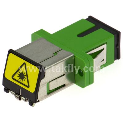 Adaptateur à fibre optique à manche en zirconium SC avec option duplex et configuration sans bride