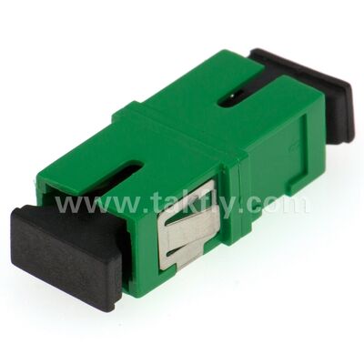 Adaptateur à fibre optique à manche en zirconium SC avec option duplex et configuration sans bride