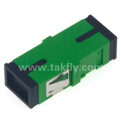 Adaptateur à fibre optique à manche en zirconium SC avec option duplex et configuration sans bride
