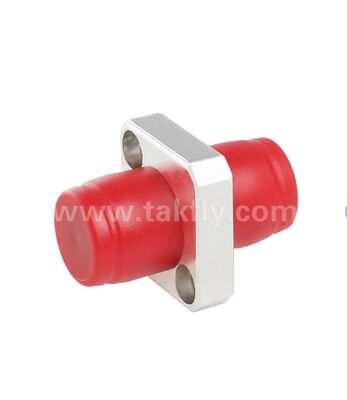 Adaptateur métallique FC Simplex Type carré, coupleur à fibre optique à faible perte d' insertion pour la connexion de câbles et d' équipements