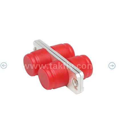 Adaptateur métallique FC   Type rectangulaire, coupleur FC à faible perte pour câblage en fibre optique