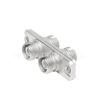 Adaptateur métallique FC   Type rectangulaire, coupleur FC à faible perte pour câblage en fibre optique