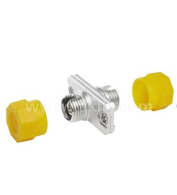 Adaptateur métallique FC   Type rectangulaire, coupleur FC à faible perte pour câblage en fibre optique