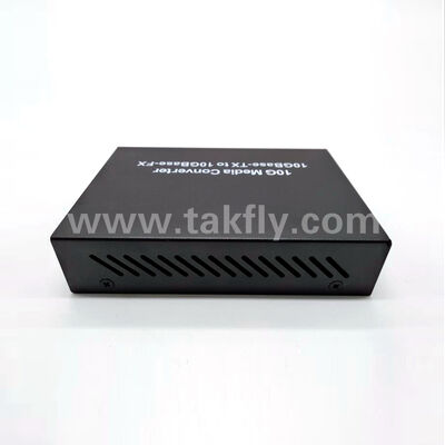 Convertisseur de média fibre non géré Gigabit 10G, extension économique du réseau de groupe de travail, protection isolée et maintenance facile