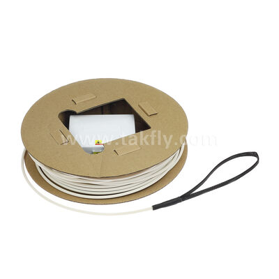 Kit de sortie de fibre FTTH pré-terminé ️ Monture murale sans outil, sans épissage, comprend une bobine de câble pour une installation FTTB rapide