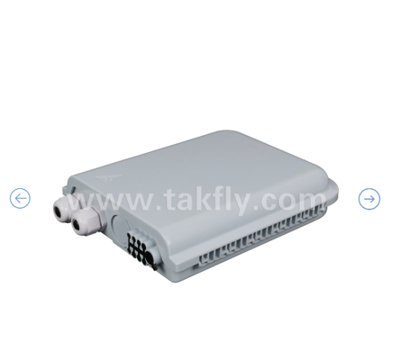 FTKS-1805-8E boîte de terminaison avec 8 PCS SC/UPC SM SX adaptateur et queue de poule entièrement installé