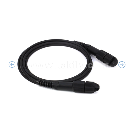 IP67 câble LC-LC à double patch étanche à l'eau, adapté aux environnements difficiles