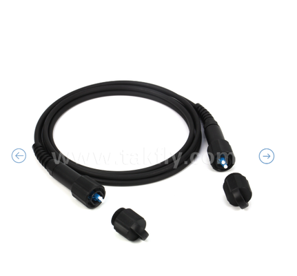 IP67 câble LC-LC à double patch étanche à l'eau, adapté aux environnements difficiles