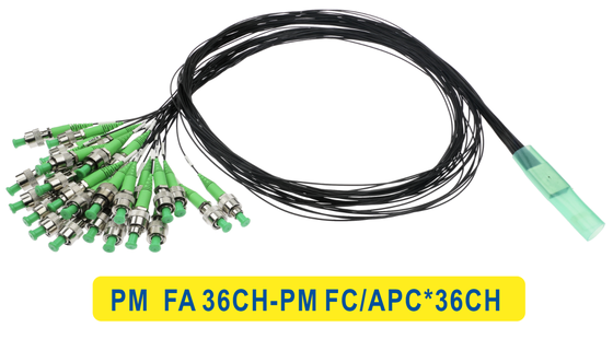 Polarisation-maintenance PM FA 36CH à PM FC APCx36CH Fibre Array
