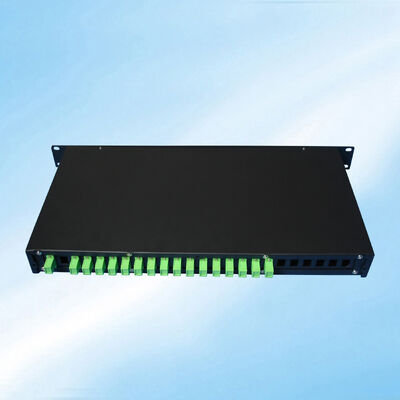 1X16 Splitter PLC à fibre optique monté sur support