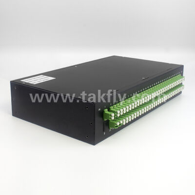 1×128 Compteur de port élevé PLC Rack de séparation monté Panneau de patch Ultra haute densité FTTX Distribution