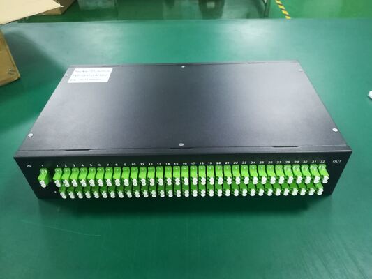 1×128 Compteur de port élevé PLC Rack de séparation monté Panneau de patch Ultra haute densité FTTX Distribution