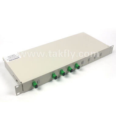 Série complète de répartiteurs PLC 1×2 à 1×32 – Châssis rack 1U pour bureau central