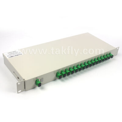 Série complète de répartiteurs PLC 1×2 à 1×32 – Châssis rack 1U pour bureau central