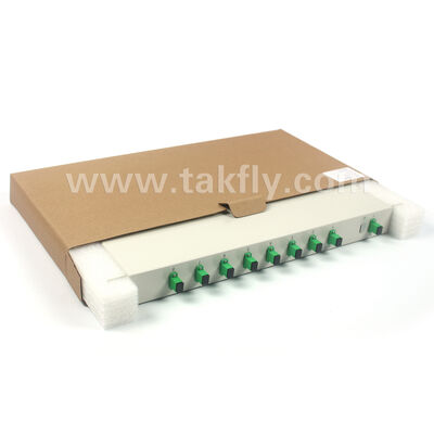 Série complète de répartiteurs PLC 1×2 à 1×32 – Châssis rack 1U pour bureau central