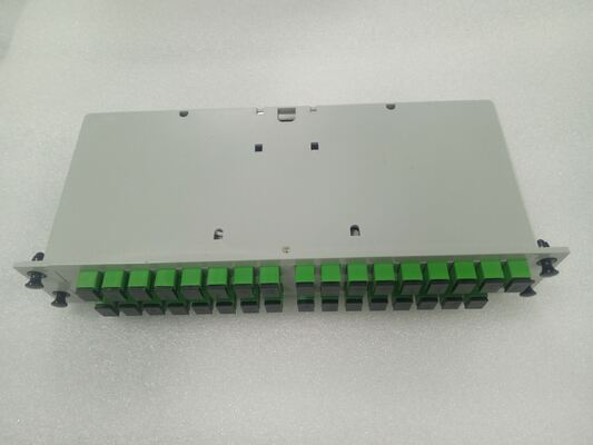 Répartiteur PLC LGX Box – Empreinte standardisée pour 1×2 à 2×64, compatible avec les connecteurs SC/LC