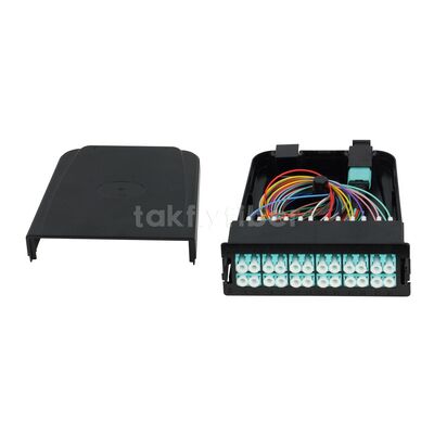 Panneau de brassage coulissant Takfly 1U/2U – Cassette MTP/MPO haute densité Plug-and-Play vers LC pour jusqu'à 192 fibres