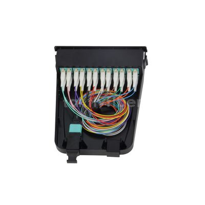 Panneau de brassage coulissant Takfly 1U/2U – Cassette MTP/MPO haute densité Plug-and-Play vers LC pour jusqu'à 192 fibres