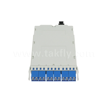 Module cassette préconnectorisé MPO/MTP vers LC – 12 cœurs, panneau avant LC duplex, adaptateur arrière MPO, Plug-and-Play pour le câblage de centre de données haute densité