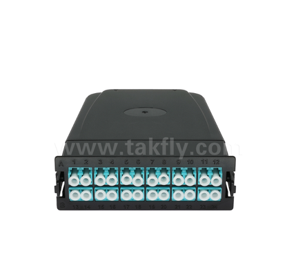 MPO/MTP to LC Pre-terminated Cassette Module – 12-Core or 24-Core, LC Duplex Front Panel, Dual MPO Rear Adapters, Plug-and-Play for High-Density Data Center Cabling