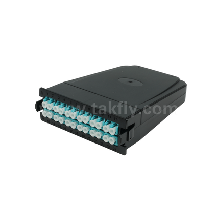 MPO/MTP to LC Pre-terminated Cassette Module – 12-Core or 24-Core, LC Duplex Front Panel, Dual MPO Rear Adapters, Plug-and-Play for High-Density Data Center Cabling