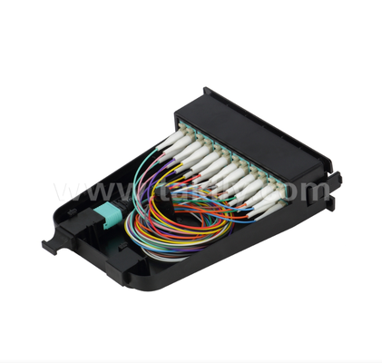 MPO/MTP to LC Pre-terminated Cassette Module – 12-Core or 24-Core, LC Duplex Front Panel, Dual MPO Rear Adapters, Plug-and-Play for High-Density Data Center Cabling