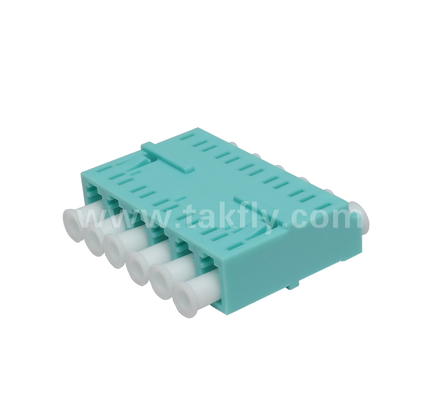 LC 6‑Way Adapter – 6‑in‑1 LC Duplex, High‑Density Fiber Adapter, Low Insertion Loss, for Data Center & FTTx High‑Density Patching