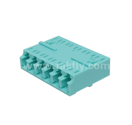 LC 6‑Way Adapter – 6‑in‑1 LC Duplex, High‑Density Fiber Adapter, Low Insertion Loss, for Data Center & FTTx High‑Density Patching
