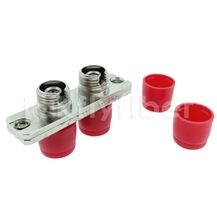 FC DX Fiber Optic Adapter with Zirconia Sleeve for Low Loss ≤0.2dB and Duplex-Compatible ODF Wiring