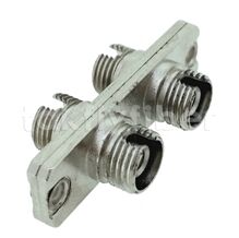 FC DX Fiber Optic Adapter with Zirconia Sleeve for Low Loss ≤0.2dB and Duplex-Compatible ODF Wiring