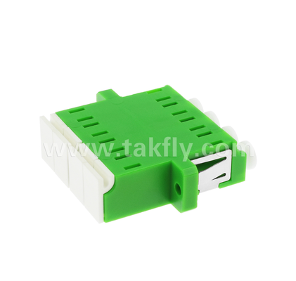 Adaptateur d'obturateur intérieur LC quadruple 4 en 1 APC LC duplex avec obturateur intégré, protège les yeux du laser à fibre optique, conforme à la CEI et à la RoHS, pour les centres de données et les connexions à haute puissance en fibre