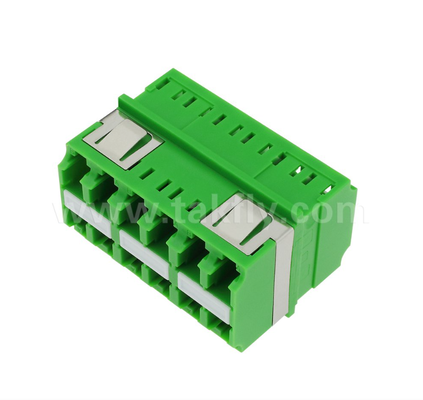 Adaptateur LC-LC à haute densité à 12 ports 12 cœurs, transmission de données multicanal, faible perte d'insertion, pour les centres de données et les réseaux à fibre optique à grande vitesse